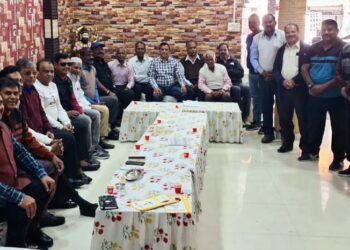 महू में फुटबॉल स्पर्धा के आयोजन  को लेकर बैठक हुई