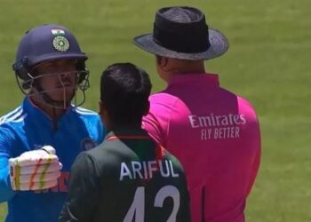 टीम इंडिया के कप्तान 3 बांग्लादेशी खिलाड़ियों से भिड़े, बीच मैच में जमकर हुई बहस