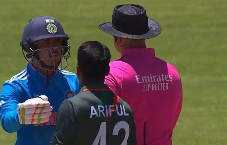 टीम इंडिया के कप्तान 3 बांग्लादेशी खिलाड़ियों से भिड़े, बीच मैच में जमकर हुई बहस