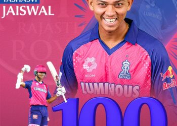 राजस्थान की लगातार तीसरी जीत:यशस्वी जायसवाल ने IPL में दूसरा शतक जमाया