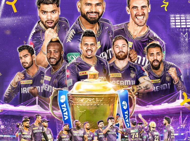 कोलकाता ने तीसरी बार जीता IPL टाइटल:10 साल बाद चैंपियन बनी टीम, वेंकटेश अय्यर की फिफ्टी; हैदराबाद को 8 विकेट से हराया