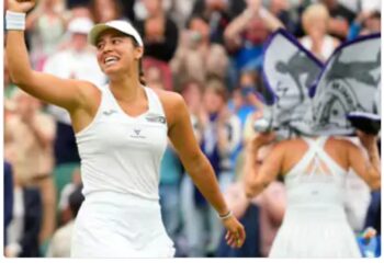 विम्बलडन के दूसरे दिन बड़ा उलटफेर:मौजूदा चैंपियन वोंद्रोसोवा को 21 साल की जेसिका बूजास मैनीरो ने हराया; नोवाक जोकोविच दूसरे दौर में पहुंचे