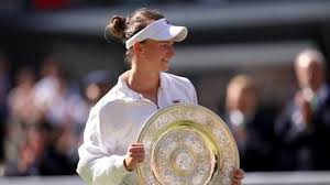 बारबोरा क्रेजिकोवा विंबलडन की नई चैंपियन:फाइनल में जैस्मीन पाओलिनी को हराया