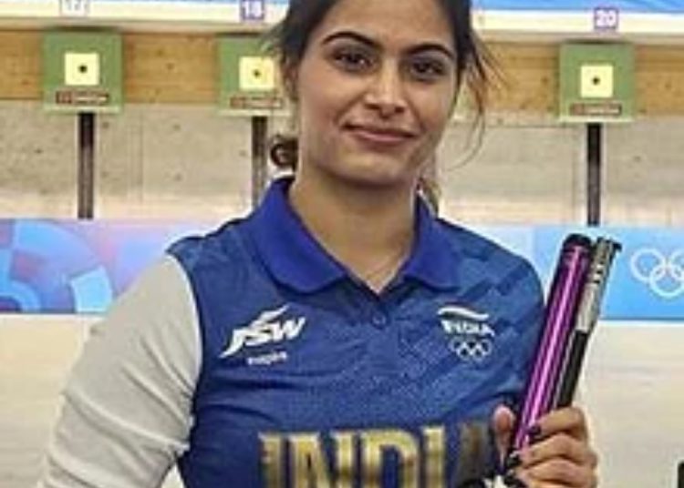 अक्टूबर में दिल्ली विश्व कप* *से बाहर रह सकती है मनु भाकर**