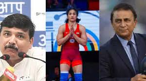 क्रिकेटर सुनील गावस्कर से नेता संजय सिंह तक… विनेश फोगाट के आयोग्य रहने पर किसने क्या कहा?