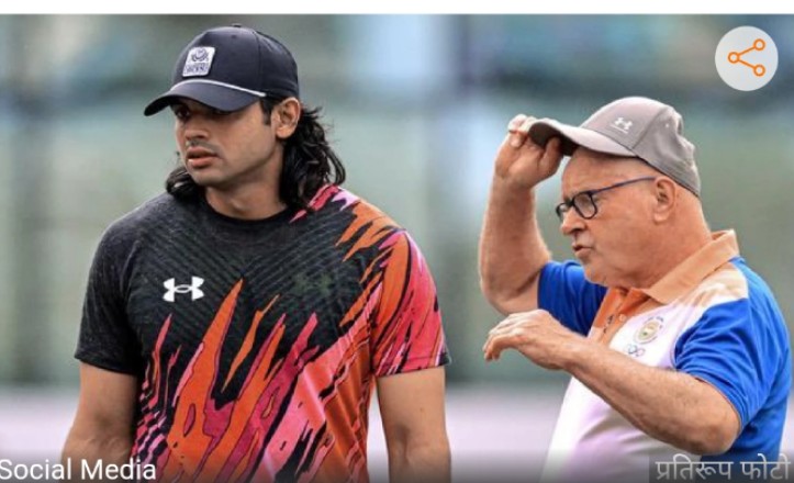 नीरज चोपड़ा के कोच ने लिया संन्यास