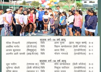 मेयर कप इंटर स्कूल टेनिस टूर्नामेंट प्रारंभ