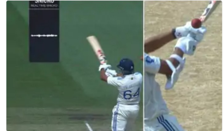 मेलबर्न टेस्ट-विवादित फैसले से यशस्वी आउट:स्निकोमीटर में गेंद बल्ले से टकराती नहीं दिखी, फिर भी थर्ड अंपायर ने आउट दिया; गावस्कर बोले- गलत डिसीजन