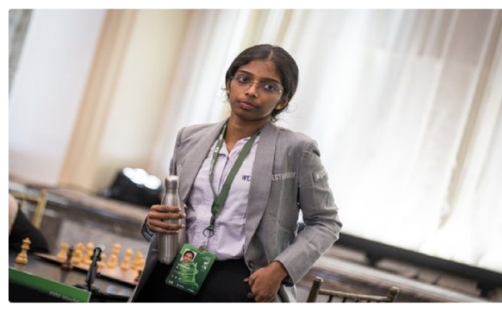 वैशाली ने महिला विश्व ब्लिट्ज चैंपियनशिप में कांस्य पदक जीता