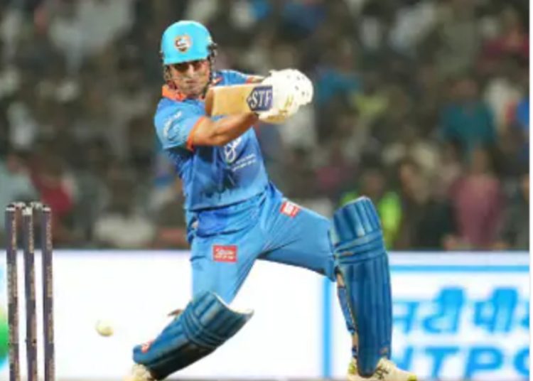 इंटरनेशनल मास्टर्स लीग में इंडिया ने इंग्लैंड को हराया:सचिन तेंदुलकर और गुरकीरत सिंह के बीच 7 ओवर में 75 रन की ओपनिंग साझेदारी हुई