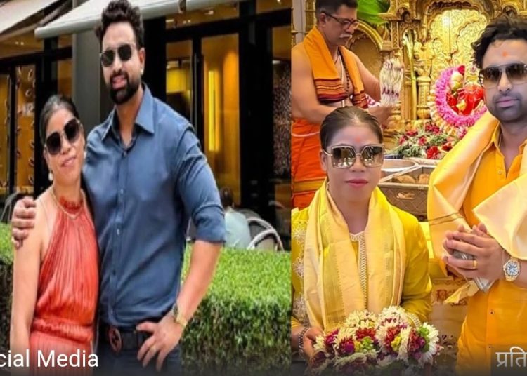 बॉयफ्रेंड का हाथ पकड़कर मंदिर पंहुची मैरीकॉम, पति से चल रही तलाक की अफवाहें