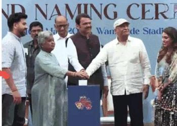 तेंदुलकर-गावस्कर के बाद वानखेड़े स्टेडियम में रोहित शर्मा स्टैंड:माता-पिता ने उद्घाटन किया