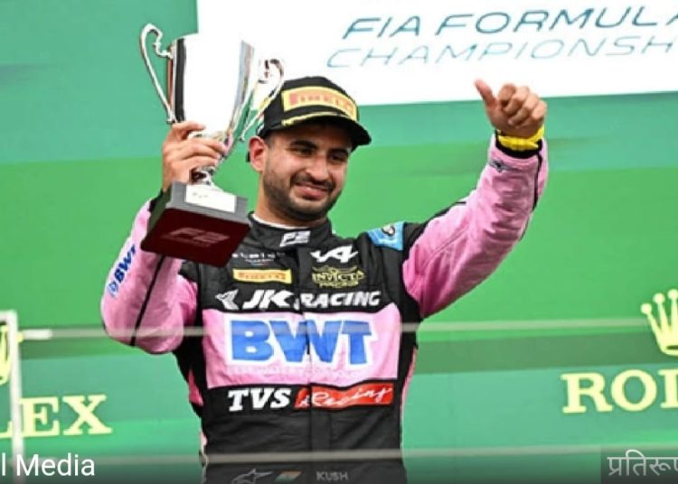 जानें कौन हैं Kush Maini? जिन्होंने फहराया भारत का परचम, F2 race जीतने वाले बने पहले भारतीय