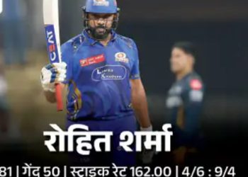 गुजरात टाइटंस IPL-18 से बाहर:मुंबई इंडियंस ने 20 रन से हराया; रोहित शर्मा ने 50 बॉल पर 81 रन बनाए