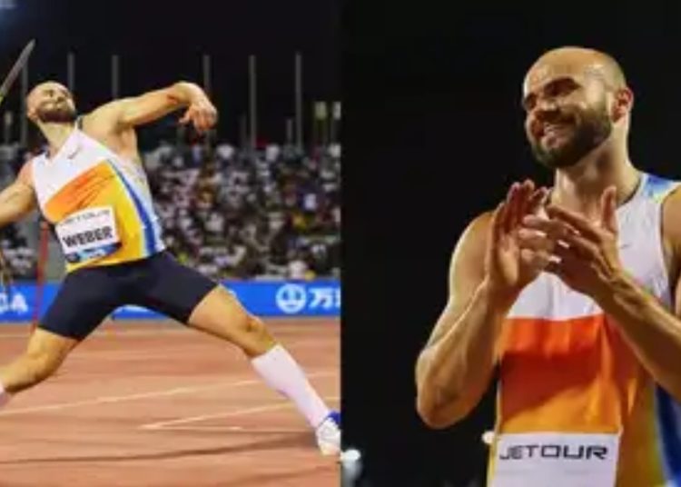 कौन हैं जूनलियन वेबर जिनसे दोहा डायमंड लीग में भारत के बाहुबली नीरज चोपड़ा पीछे रह गए
