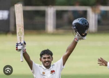यूथ क्रिकेट टेस्ट में आयुष म्हात्रे का 64 गेंद पर शतक