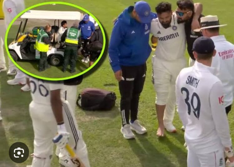 ऋषभ पंत को छोड़ना पड़ा मैदान,सूज गया पैर