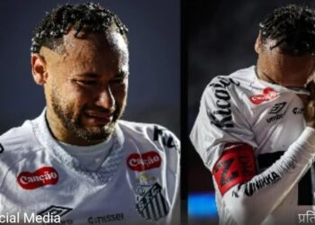 सैंटोस की करारी हार से टूटे स्टार फुटबॉलर नेमार, बीच मैदान पर फूट-फूटकर रोने लगे