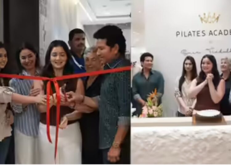 सारा तेंदुलकर ने काटा फिटनेस स्टूडियो का फीता, सचिन तेंदुलकर ने दिया आशीर्वाद!