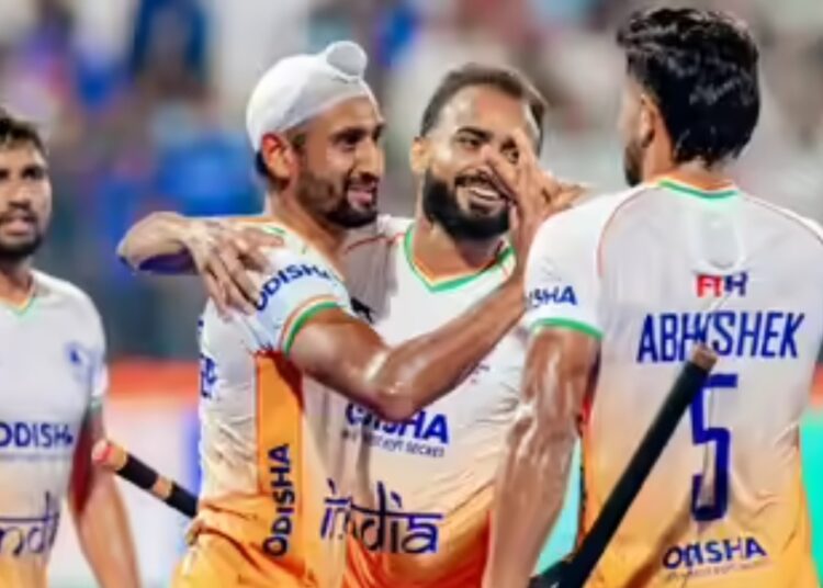हॉकी एशिया कप के फाइनल में भारतीय टीम, सुपर-4 के अपने अंतिम मैच में चीन को 7-0 से रौंदा
