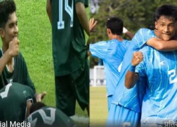 पहले क्रिकेट और अब फुटबॉल में पिटा पाकिस्तान, भारत ने टी-सेलिब्रेशन की निकाली हवा