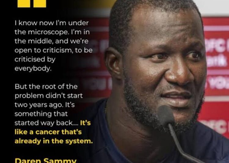 वेस्टइंडीज क्रिकेट के सिस्टम में है कैंसर | सैमी