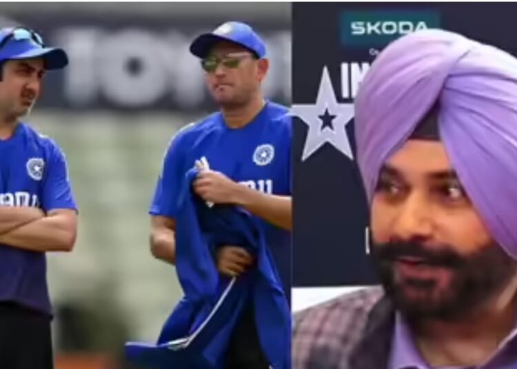 क्या गंभीर-अगरकर को सच में हटाना चाहते हैं नवजोत सिंह सिद्धू?