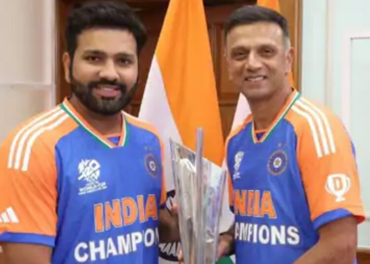 राहुल द्रविड़ बोले- रोहित ने भारत की टी-20 सोच बदली:टीम को निडर और आक्रामक बनाया; 9 महीने में भारत को 2 ICC ट्रॉफी दिलाई