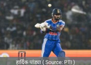 हार्दिक पांड्या ने छक्कों का शतक पूरा किया
