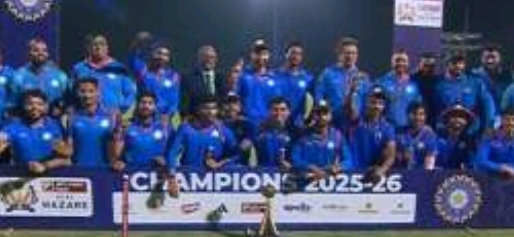 विदर्भ ने रचा इतिहास, पहली बार जीती विजय हजारे ट्रॉफी