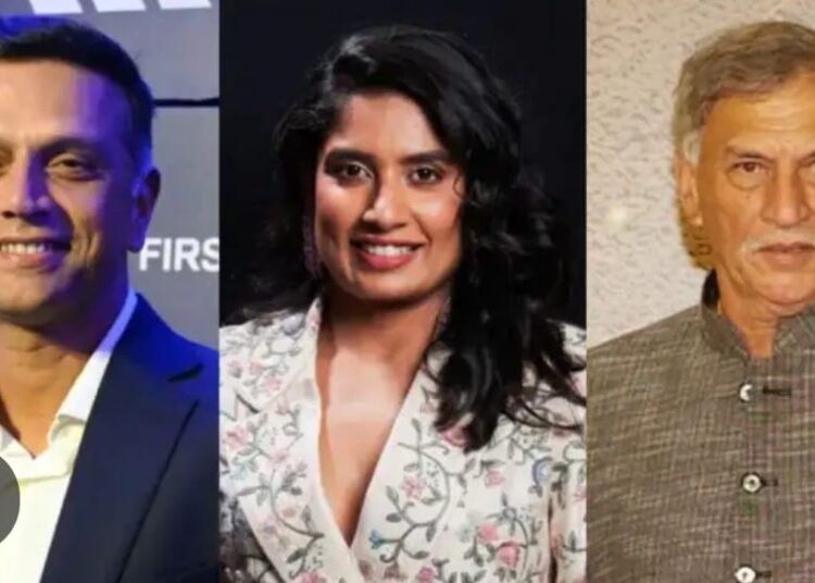 राहुल द्रविड़, मिताली राज और रॉजर बिन्नी को लाइफटाइम अचीवमेंट अवार्ड