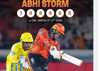 अभिषेक शर्मा ने 15 गेंदों में अर्धशतक लगाकर खुद का रिकॉर्ड तोड़ा