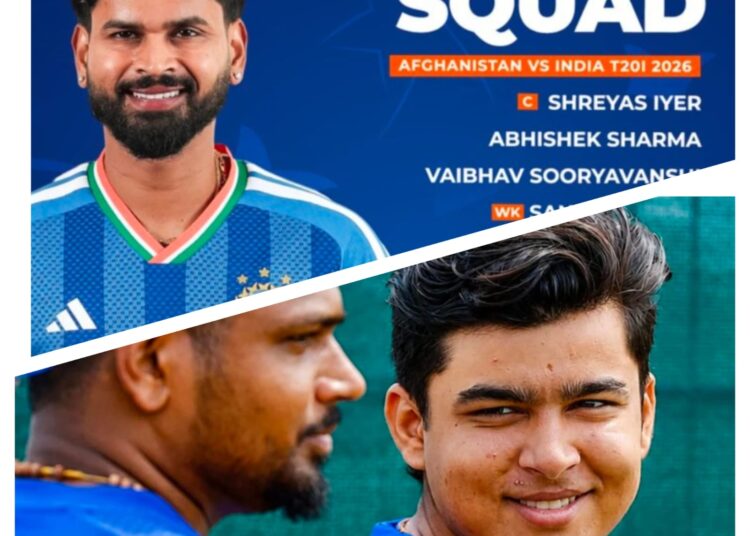 श्रेयस की टीम में वैभव भी, संजू की वापसी