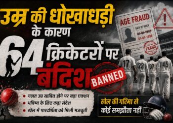 उम्र की धोखाधड़ी बर्दाश्त नहीं, 64 क्रिकेटरों पर बैन