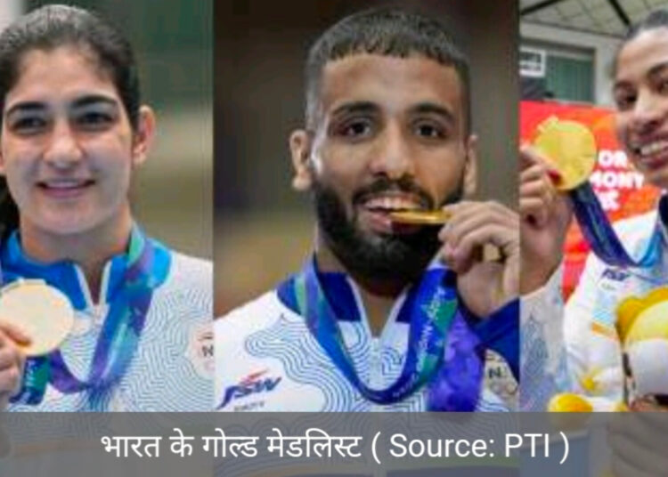 एशियन गेम्स में भारत 16 गोल्ड मेडल के साथ टॉप 5 में